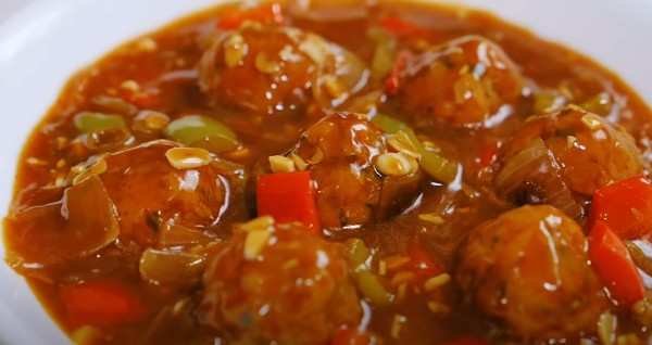 Recipe for Restaurant-Style Veg Manchurian Gravy